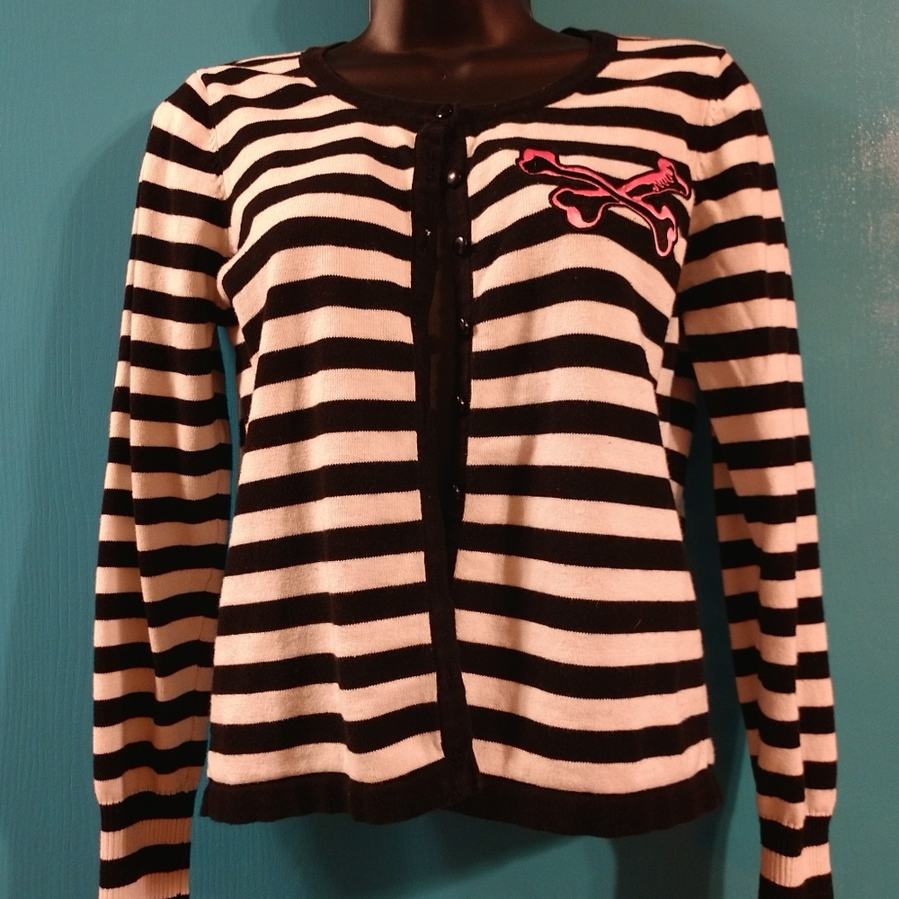 Too Fast Skull Cardigan